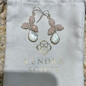 Kendra Scott Blush and Iridescent Earrings
